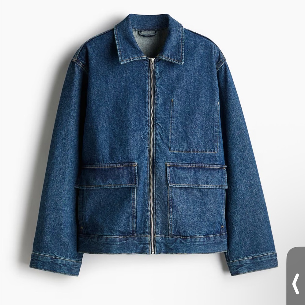H&M Blue Denim Women's barn jacket